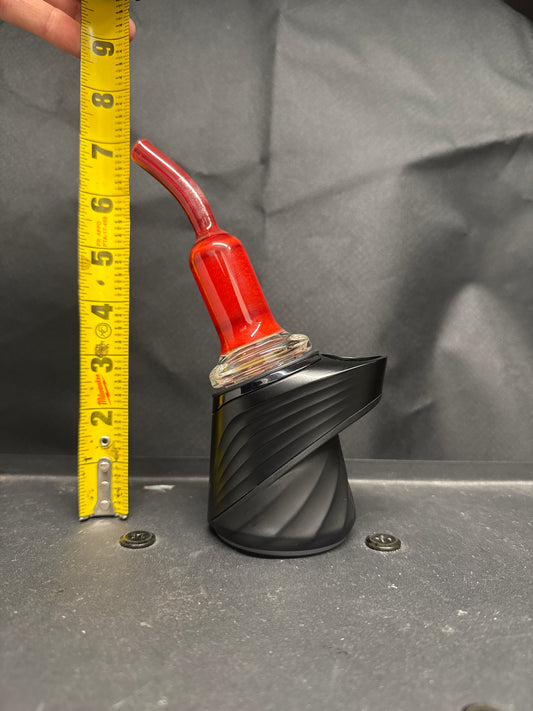 Experimental Moist Raspberry Over Icy White Satin #3