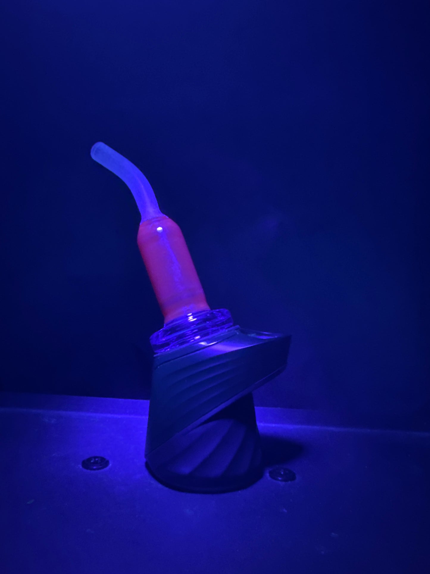 Experimental Moist Raspberry Over Icy White Satin #6