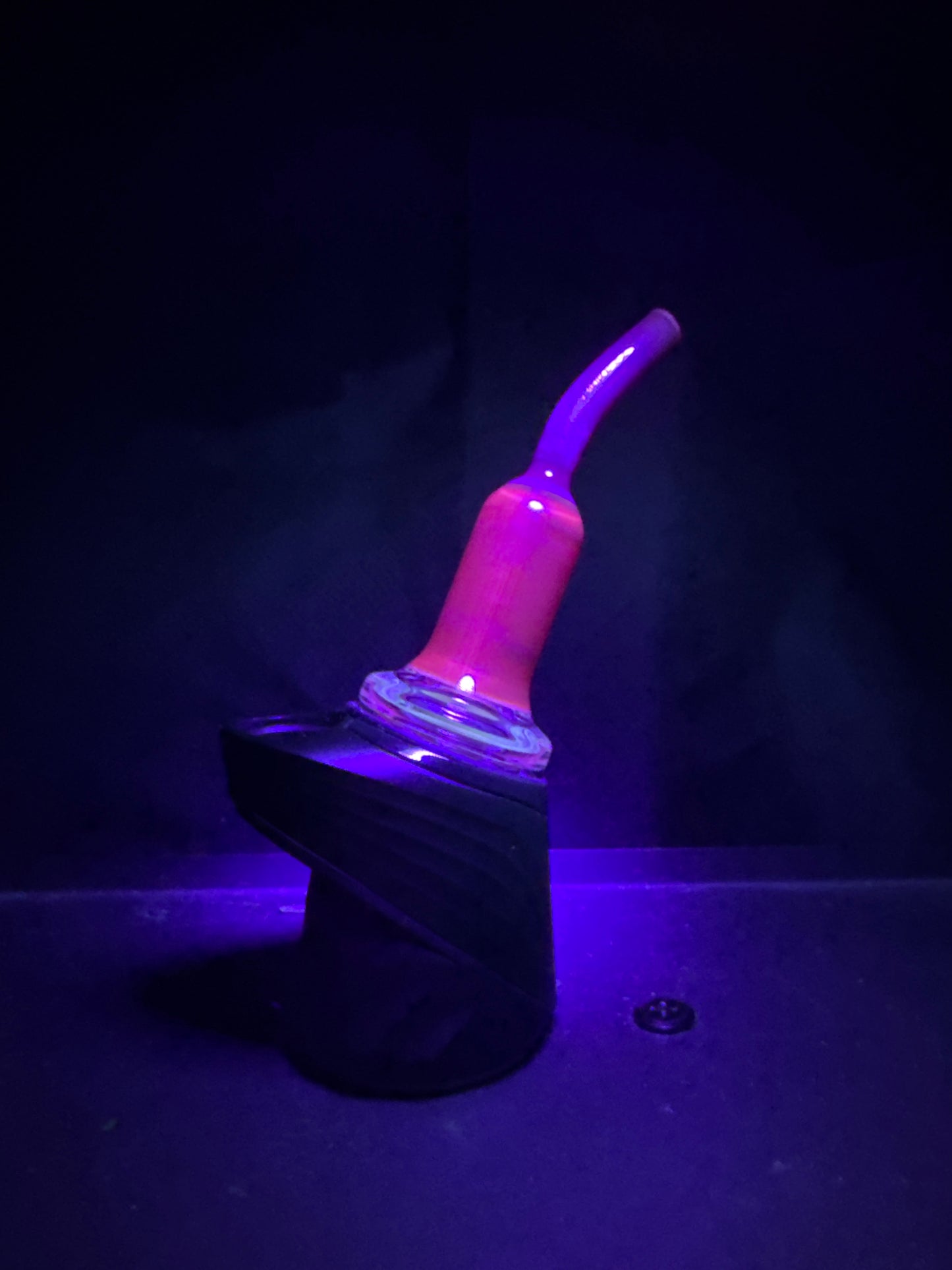 Experimental Moist Raspberry Over Icy White Satin #3