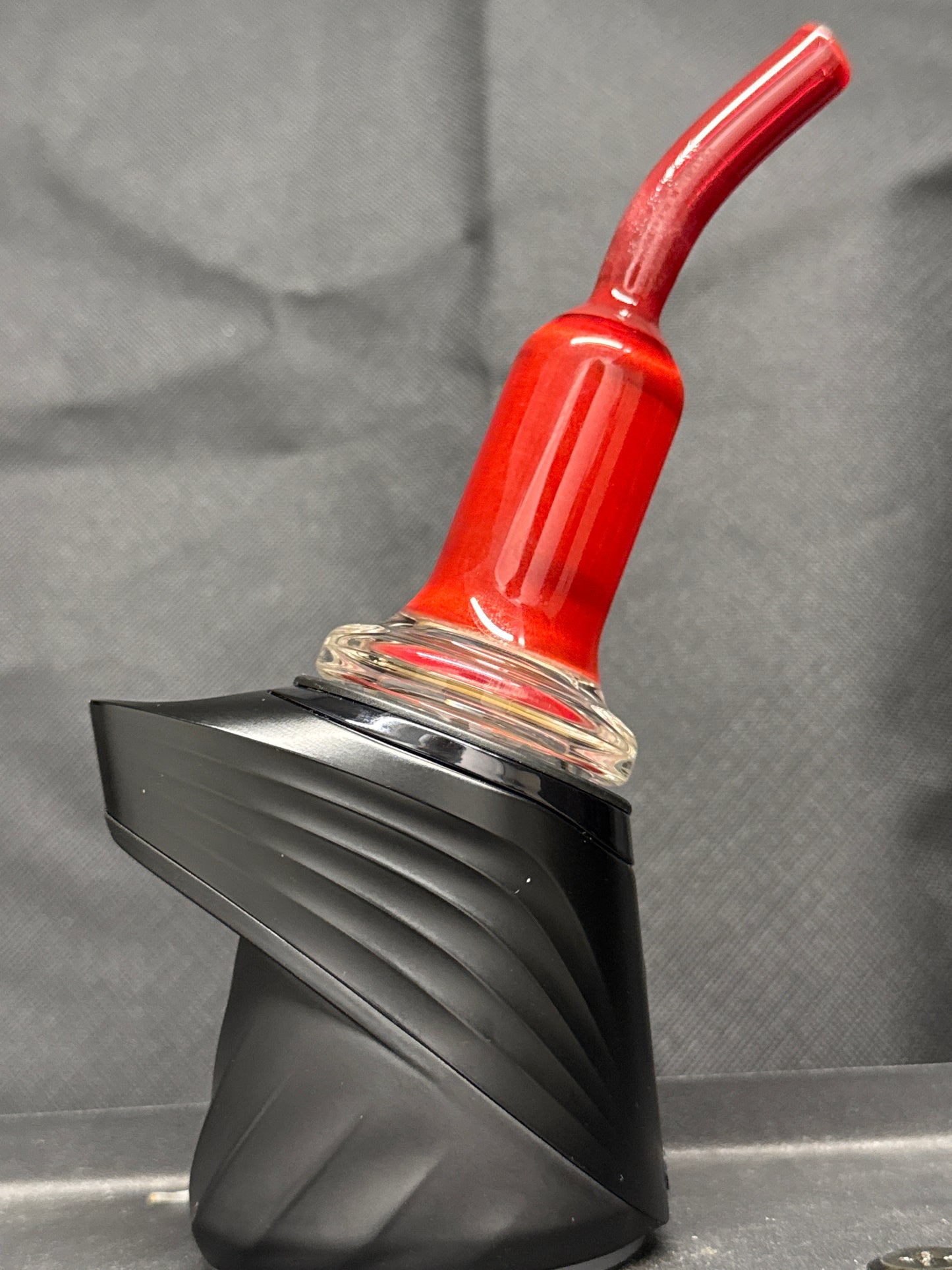 Experimental Moist Raspberry Over Icy White Satin #3