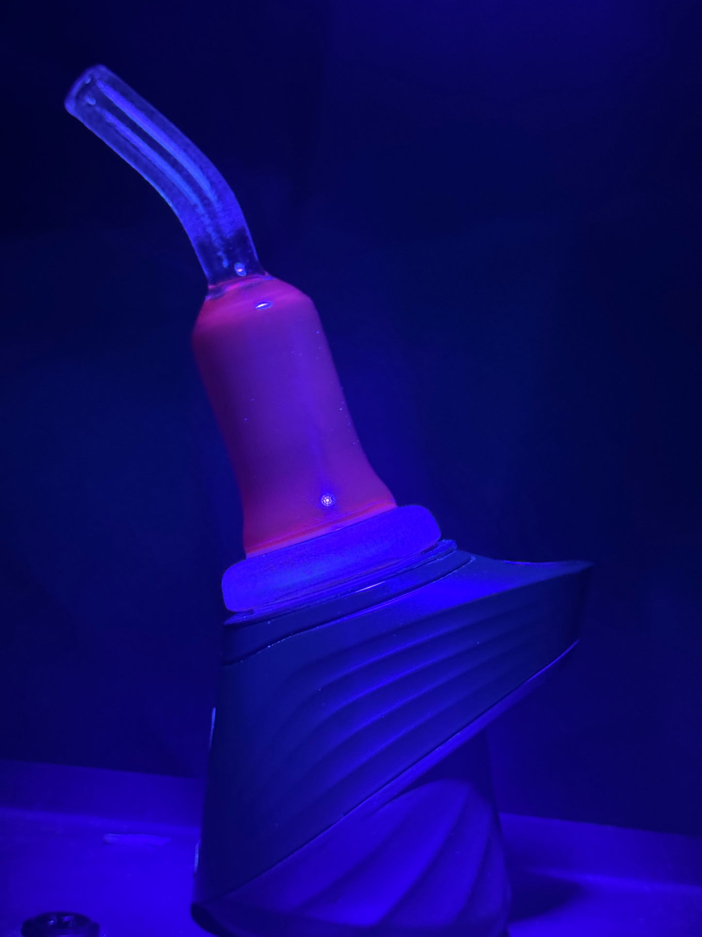 Experimental Moist Raspberry Over Icy White Satin #4