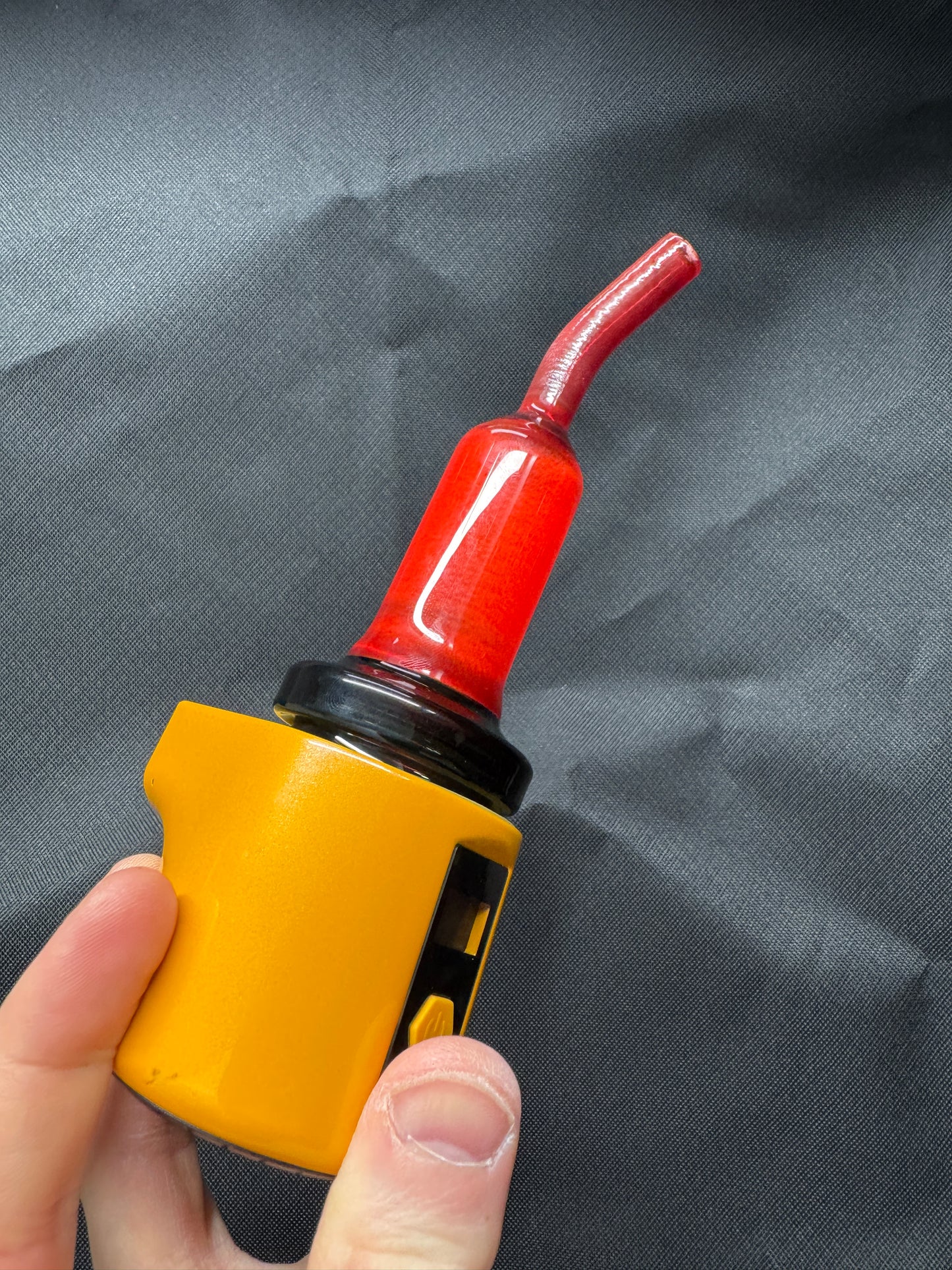 Experimental Moist Raspberry Over Icy White Satin #2