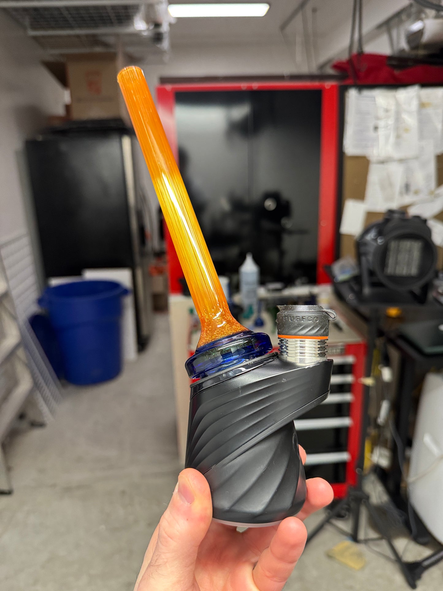 Hand Of Man Orange #5  - - Puffco Peak (all models) + Bomb Store Official (magloud / skyloud) dry top