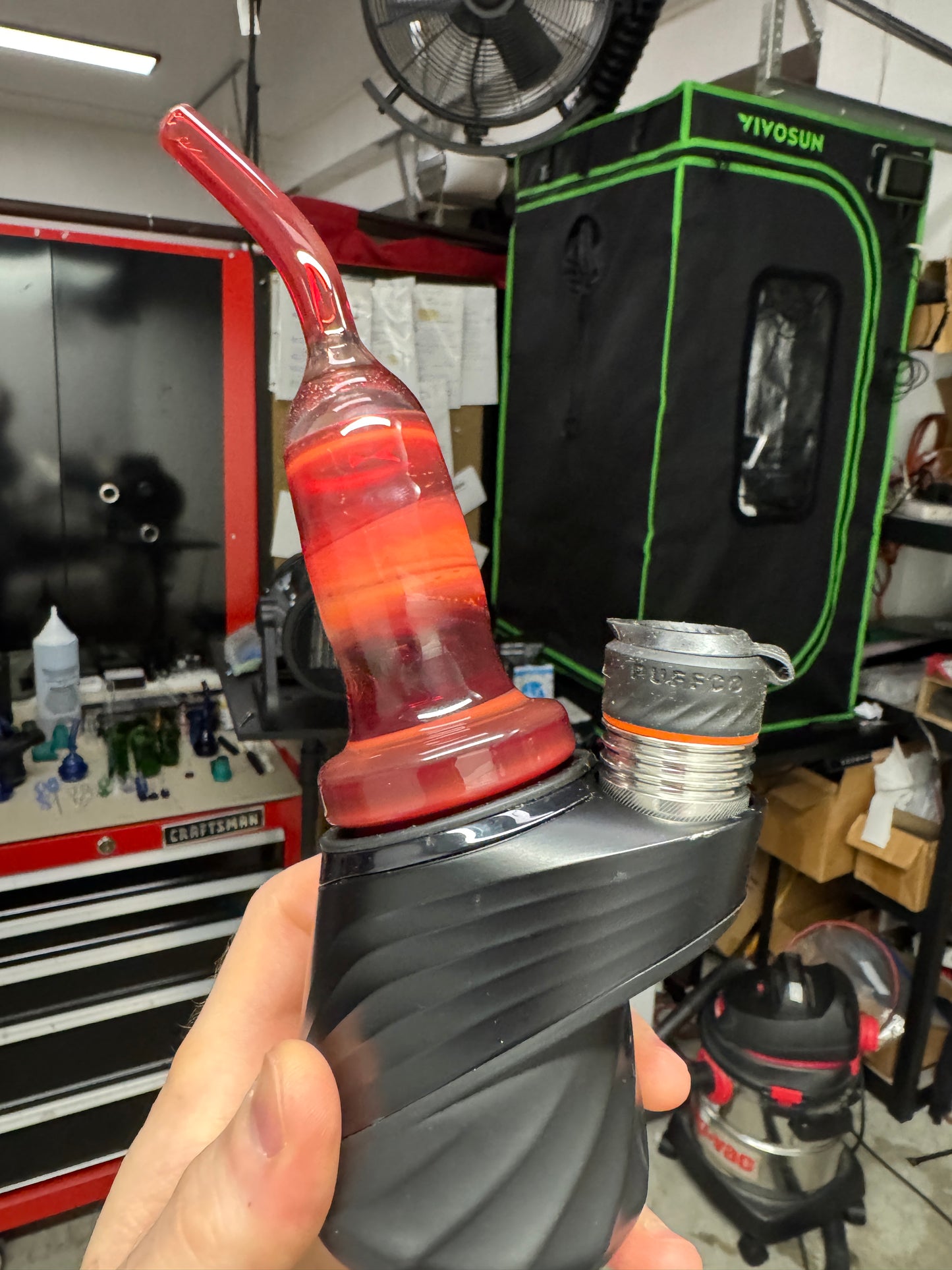 Mystery Red  - - Puffco Peak (all models) + Bomb Store Official (magloud / skyloud) dry top
