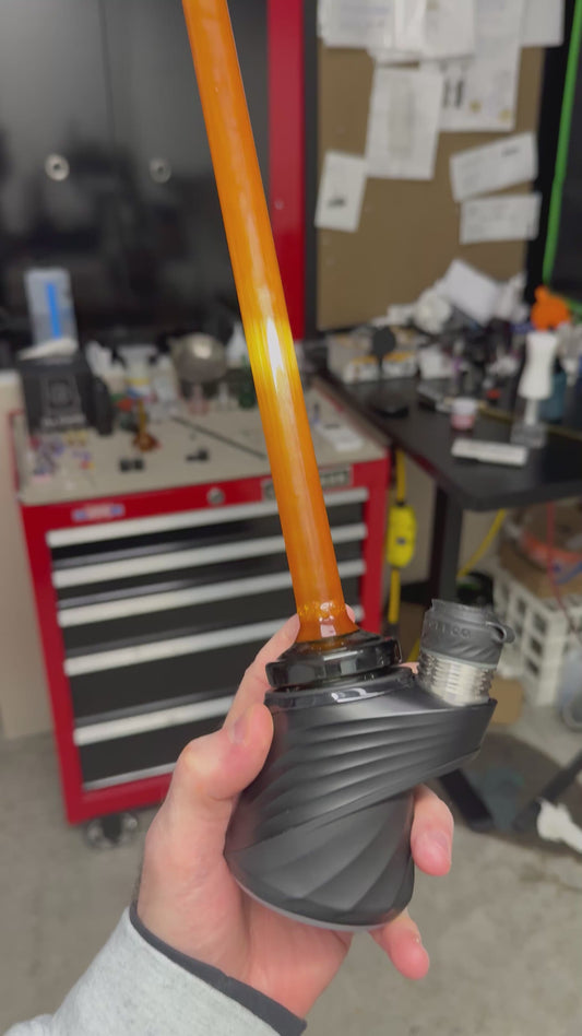 1/1 Puffco (Peak, Peak Pro) 🇺🇸 Made, Hand Dipped Orange / Shadow Base (B Quality)